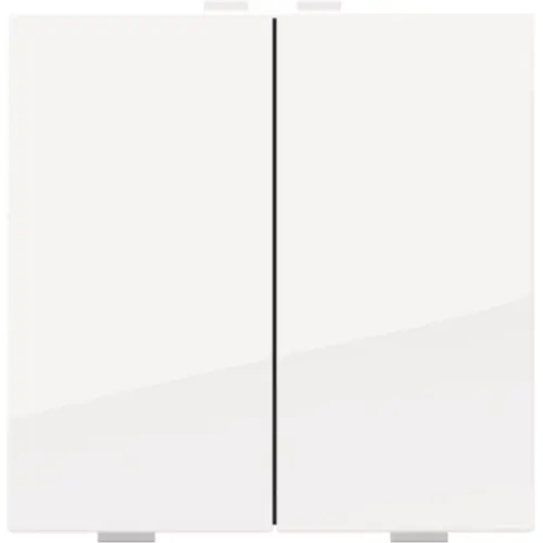 Niko 111-51002 drukknop 2-voudig voor Niko Home Control bright white
