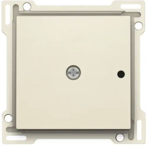 Niko 100-77001 afwerkingsset voor 1-kanaals inbouw RF-ontvanger cream