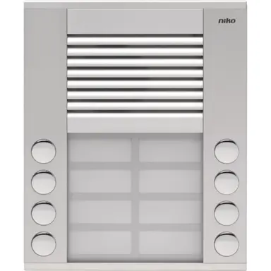 Niko 10-108 beldrukker opbouw