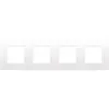 Niko 111-76400 afdekraam 4-voudig Original bright white