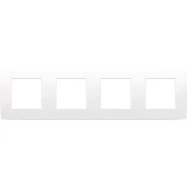 Niko 111-76400 afdekraam 4-voudig Original bright white