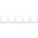 Niko 111-76005 afdekraam 5-voudig Original bright white
