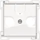 Niko 111-69593 centraalplaat coax voor TV en FM bright white