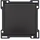Niko 200-61105 schakelwip enkelvoudig piano black coated