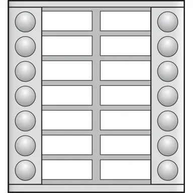 Niko 10-114-01 beldrukker opbouw