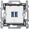 Niko 420-00511 2-voudige USB-A lader 3500ma OP=OP