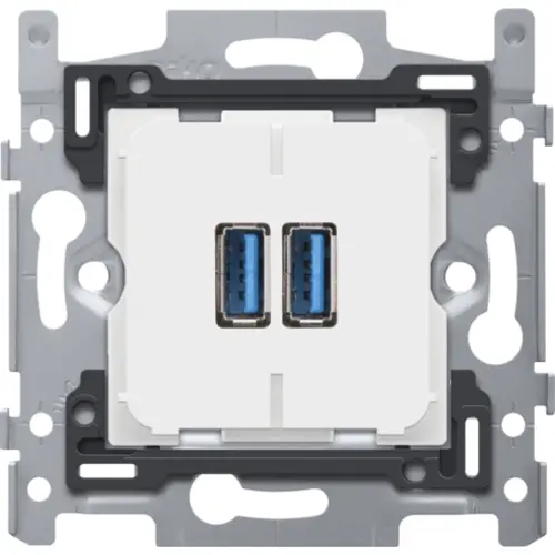 Niko 420-00511 2-voudige USB-A lader 3500ma OP=OP