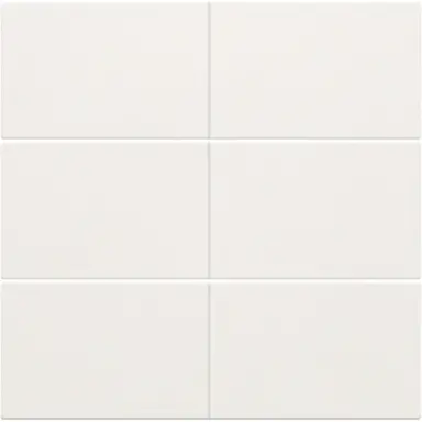 Niko 101-60050 afwerkingsset voor 6-voudige potentiaalvrije drukknop 24 V white