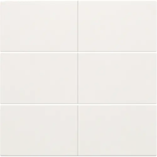 Niko 101-60050 afwerkingsset voor 6-voudige potentiaalvrije drukknop 24 V white