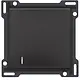 Niko 200-60005 schakelwip enkelvoudig met controlevenster piano black coated