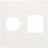 Niko 101-65702 centraalplaat Coax en RJ45 white