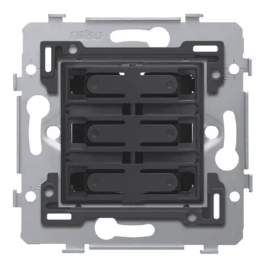 Niko 170-67051 sokkel voor 6-voudig potentiaalvrije drukknop 24 V