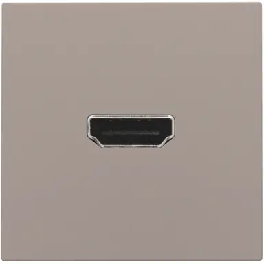 Niko 123-69417 afwerkingsset met HDMI naar HDMI aansluiting bronze coated