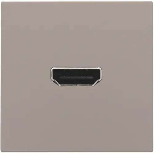 Niko 123-69417 afwerkingsset met HDMI naar HDMI aansluiting bronze coated