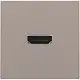 Niko 123-69417 afwerkingsset met HDMI naar HDMI aansluiting bronze coated