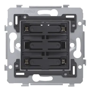 Niko 170-47161 sokkel voor 4-voudige potentiaalvrije drukknop 24 V N.O. met blauwe LED