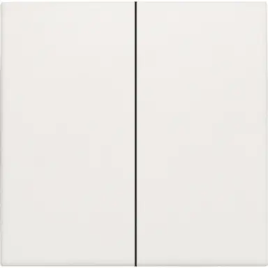 Niko 101-31004 afwerkingsset voor dubbele elektronische schakelaar white