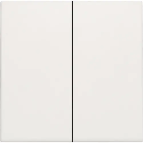 Niko 101-31004 afwerkingsset voor dubbele elektronische schakelaar white