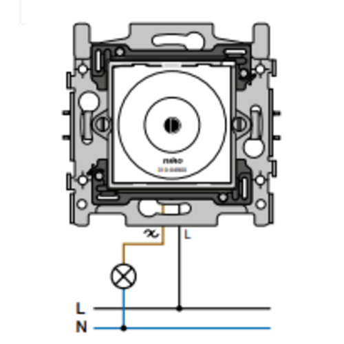 Niko 310-04901 LED draaidimmer 4-200W 2-draads