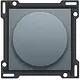 Niko 220-65936 draaiknop 1-2-3 tbv draaischakelaar blue grey coated