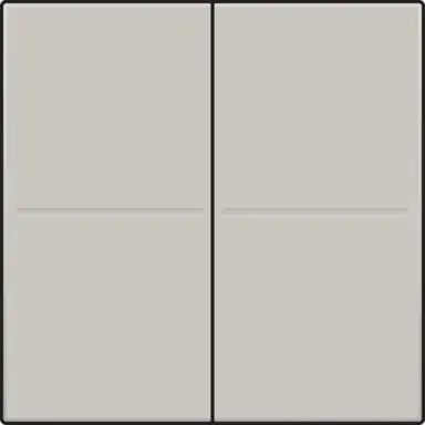 Niko 102-00060 tweevoudige toets voor draadloze wandzender light grey