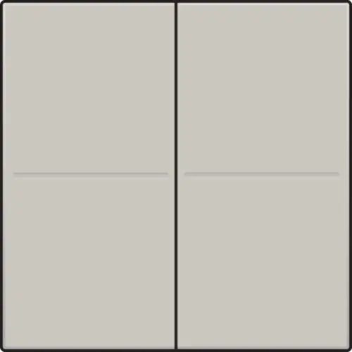 Niko 102-00060 tweevoudige toets voor draadloze wandzender light grey