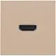 Niko 157-69417 afwerkingsset met HDMI naar HDMI aansluiting champagne coated