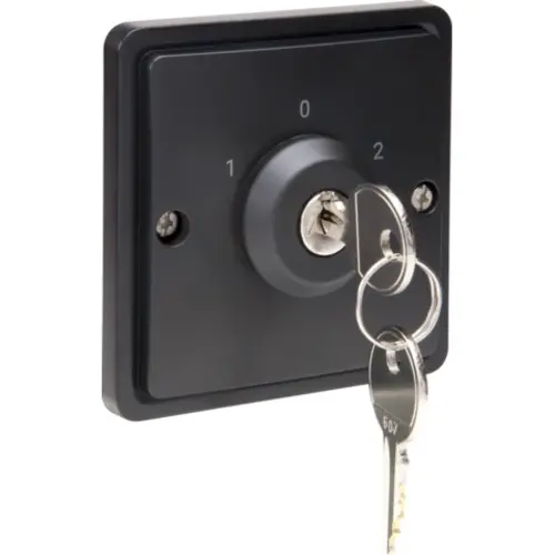 Niko 761-38700 Hydro sleutelschakelaar 10A met schroefklemmen zwart