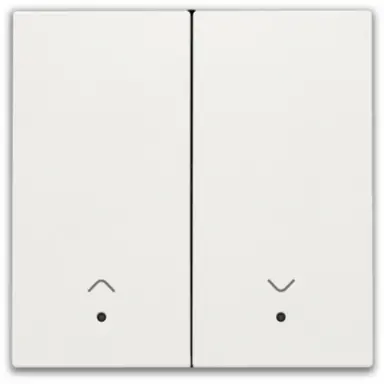 Niko 101-32006 afwerkingsset met lens voor elektronische rolluikschakelaar white