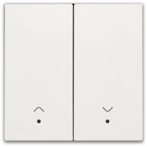 Niko 101-32006 afwerkingsset met lens voor elektronische rolluikschakelaar white