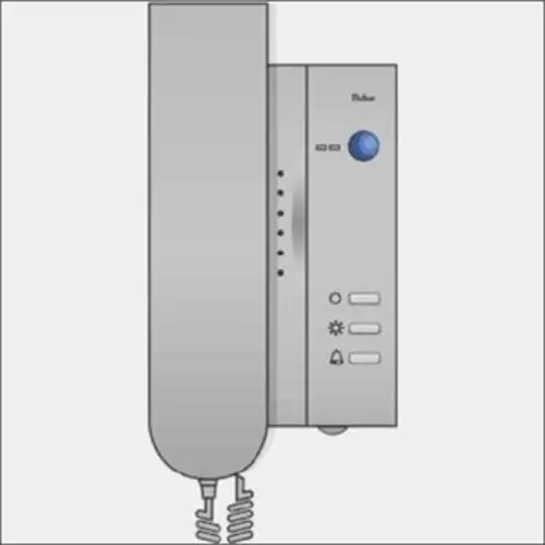Niko 10-511-50 compacte opbouwtelefoon zilver