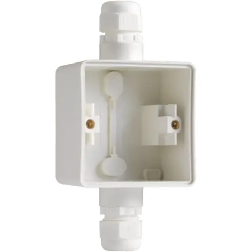 Niko 701-84161 Hydro opbouwbak 1-voudig met boven en onder 1x M20-ingang wit