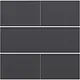 Niko 122-40050 afwerkingsset voor 4-voudige potentiaalvrije drukknop 24 V anthracite coated
