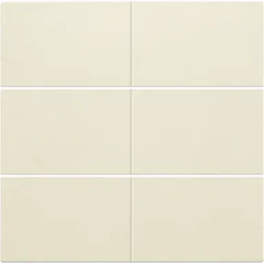 Niko 100-60050 afwerkingsset voor 6-voudige potentiaalvrije drukknop 24 V cream