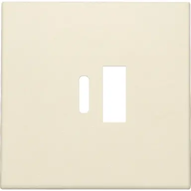 Niko 100-68002 afwerkingsset voor dubbele smart USB-A en USB-C lader cream