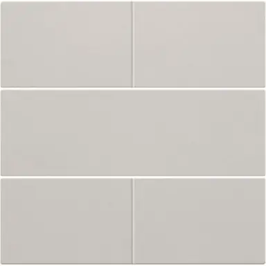 Niko 102-40050 afwerkingsset voor 4-voudige potentiaalvrije drukknop 24 V light grey