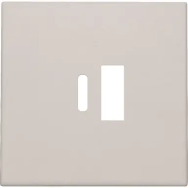 Niko 102-68002 afwerkingsset voor dubbele smart USB-A en USB-C lader light grey