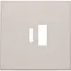 Niko 102-68002 afwerkingsset voor dubbele smart USB-A en USB-C lader light grey