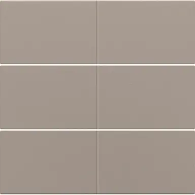 Niko 123-60050 afwerkingsset voor 6-voudige potentiaalvrije drukknop 24 V bronze coated