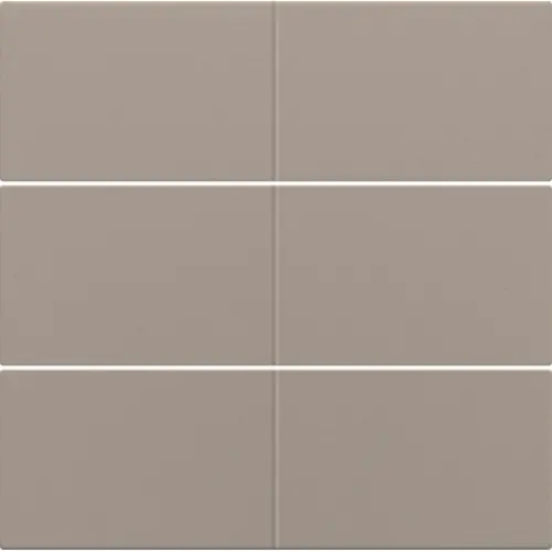 Niko 123-60050 afwerkingsset voor 6-voudige potentiaalvrije drukknop 24 V bronze coated