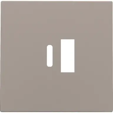 Niko 123-68002 afwerkingsset voor dubbele smart USB-A en USB-C lader bronze coated