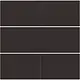 Niko 124-40050 afwerkingsset voor 4-voudige potentiaalvrije drukknop 24 V dark brown coated