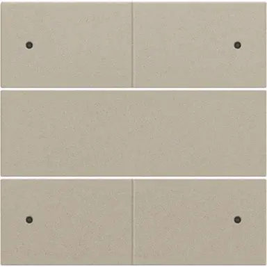 Niko 157-40150 afwerkingsset voor 4 voudige potentiaalvrije drukknop 24 V met LED's champagne coated