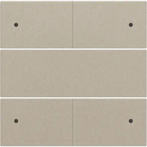 Niko 157-40150 afwerkingsset voor 4 voudige potentiaalvrije drukknop 24 V met LED's champagne coated