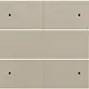 Niko 157-40150 afwerkingsset voor 4 voudige potentiaalvrije drukknop 24 V met LED's champagne coated