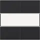Niko 161-40250 afwerkingsset voor viervoudige potentieelvrije drukknop 24V met tekstveld black coated