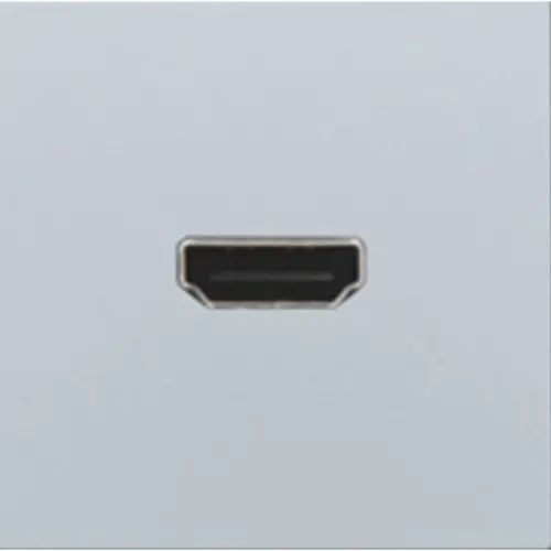 Niko 121-69417 afwerkingsset met HDMI naar HDMI aansluiting sterling coated