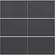 Niko 122-60050 afwerkingsset voor 6-voudige potentiaalvrije drukknop 24 V anthracite coated
