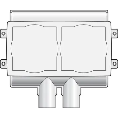 Niko 170-67965 lege dubbele doos