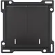 Niko 200-61507 schakelwip 2-voudig met controlevenster piano black coated